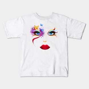 Beautiful looks from a cute girl Kids T-Shirt